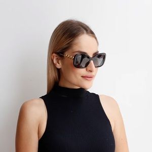 Versace 53mm oversized sunglasses